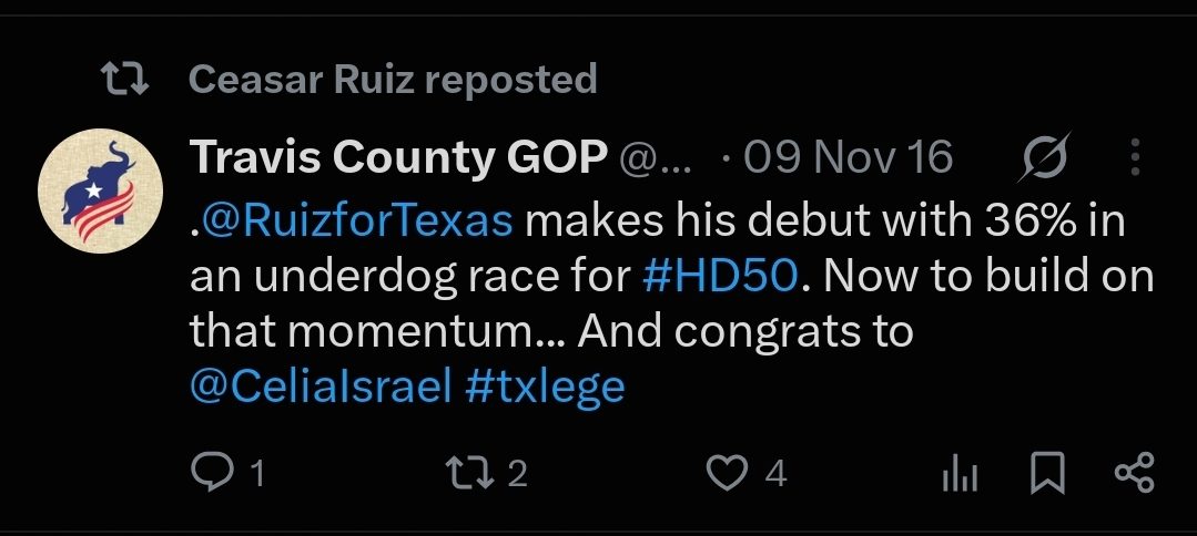 The county GOP after election day: “Now to build on that momentum”